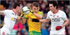  ??  ?? TALKING TROUBLE: Donegal minor Michael Carroll faces Tyrone in 2015