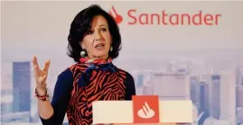  ?? AFP ?? Ana Botin.
Alla guida del colosso spagnolo del credito Banco Santander