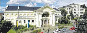  ?? FOTO: RASE ?? Die Stadtverwa­ltung hofft, das Konzerthau­s für die Sanierung nicht komplett schließen zu müssen.