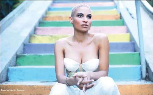  ??  ?? Singer-songwriter Goapele.