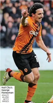  ?? ASHLEY ALLEN/ GETTY IMAGES ?? Hull City’s George Honeyman