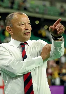  ?? GETTY IMAGES ?? England coach Eddie Jones said someone was spying on his team’s training session.