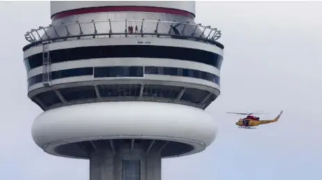  ?? RICHARD LAUTENS/TORONTO STAR FILE PHOTO ?? Aecon, a 140-year-old constructi­on company, has worked on many notable Canadian landmarks, including the CN Tower.