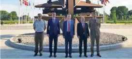  ?? ?? Biloš, Korjenić, Kujundžić, Podžić i Fako u sjedištu NATO-A