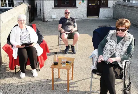  ??  ?? Monica, Terry and Rita Kevitt at the St. Finian’s Park Street Bingo.