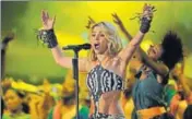  ??  ?? Shakira’s “Waka Waka” resonated with the Africa theme in 2010 but many have asked how the Latin feel of Will Smith’s anthem fits with a World Cup that is hosted in Russia. GETTY IMAGES