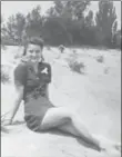  ?? FAMILY PHOTO ?? Bob asked Marion to send him a picture overseas. She chose this shot, a sunny day on the Beach Strip in the 1940s.