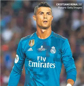  ?? Picture: Getty Images ?? CRISTIANO RONALDO