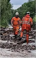  ??  ?? Landslip: A815 at Strachur