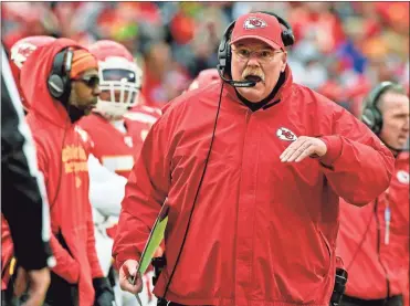  ?? AP - Ed Zurga, file ?? Of the four coaches remaining in the NFL playoffs, only the Chiefs’ Andy Reid has been on the sideline in the Super Bowl as a head coach.