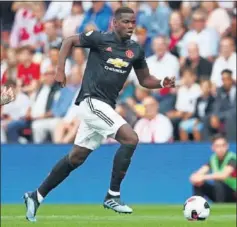  ??  ?? EL DESEADO. Pogba, esta campaña con el United.