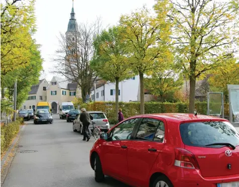  ?? Foto: Eva Weizenegge­r ?? Wie geht es mit dem Meringer Ortszentru­m weiter? Heute Abend wird diskutiert.