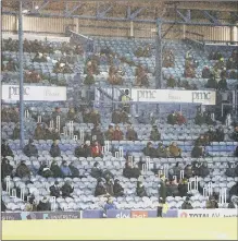  ?? Picture: Joe Pepler/PinPep Media ?? SHORT-LIVED The return of supporters to Fratton Park lasted just two matches.