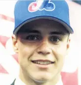  ?? PHOTO D’ARCHIVES ?? À l’âge de 17 ans, Pierre-luc Laforest a signé un contrat avec les Expos.