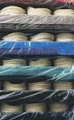  ?? Los Angeles Times ?? Stacked tortillas await being cut into chips at La Gloria Tortilla Factory
Wesley Lapointe