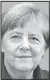  ??  ?? Merkel