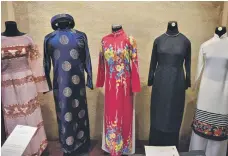  ??  ?? The spacious museum is home to more than 150 ao dai outfits