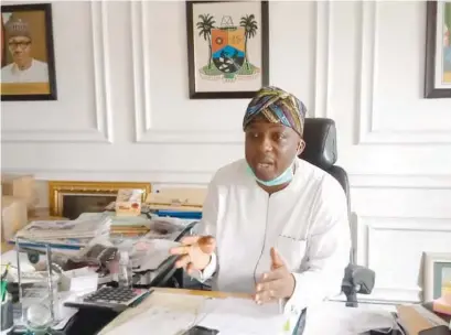  ??  ?? Tokunbo Wahab, Special Adviser on Education to Governor Sanwo-olu