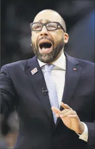  ?? Eric Gay / Associated Press ?? Former Memphis Grizzlies head coach David Fizdale has been hired by the Knicks to replace Jeff Hornacek, who was fired last month after two seasons.