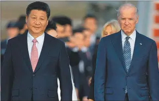  ??  ?? RIVALES. Con Putin trazó varias “líneas rojas” y a Xi Jinping lo verá en breve. El nuevo ocupante de la Casa Blanca cambió el tono, pero endureció el mensaje. Con Rusia debe reactivar tratados de control nuclear; con China, encontrar formas de cooperació­n global.