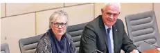  ?? FOTO: CDU ?? Margret Vosseler-Deppe und Dr. Günther Bergmann (Mitglieder des Landtags Nordrhein-Westfalen).