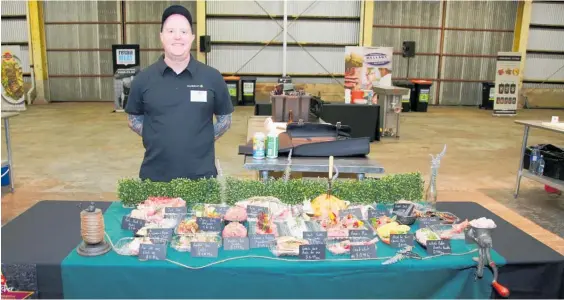  ?? Photos / Supplied ?? Alto Butcher of the Year Greg Egerton with his winning display.