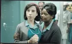  ??  ?? The Shape of Water Sally Hawkins and Octavia Spencer