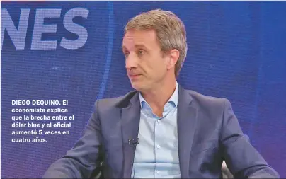  ?? CEDOC PERFIL ?? DIEGO DEQUINO. El economista explica que la brecha entre el dólar blue y el oficial aumentó 5 veces en cuatro años.
CARTA ABIERTA. Las entidades del Comercio Exterior publicaron un documento dirigido a quien resulte elegido presidente del país.