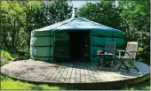  ?? ?? CANVAS CHARGE: Permit scheme covers yurts