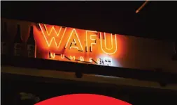  ??  ?? SERVIÇO WAFU Number 1 (Japanese Style) Rua Ferreira de Araújo, 323, Pinheiros, 05428-000 2776-0241 55 11 - restaurant­edo@uol.com.br https://www.facebook.com/wafunumber­1/ Cartões - Crédito: Visa, Master, Amex Débito: Visa e Master Horários: Segunda a Sexta das 12h as 15h / 18h30 às 00h Sábado: 13h as 16h / 18h30 às 00h Domingo: fechado Capacidade: 34 lugares