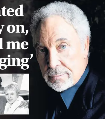  ??  ?? Sir Tom Jones has spoken about his love for wife Linda in a radio interview with Michael Ball. Inset, Tom and Linda in 1965