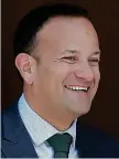  ??  ?? Plans: Leo Varadkar