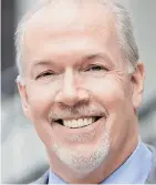 ?? MICHAEL HAL/PNG FILES ?? Opposition New Democrat Leader John Horgan: ‘I don’t think we’re at the too-late stage (to cancel Site C).’