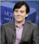  ?? RICHARD DREW — THE ASSOCIATED PRESS FILE ?? Martin Shkreli is interviewe­d on the Fox Business Network in New York.