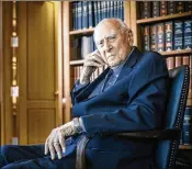  ??  ?? Jack Weinstein, 96, is a senior federal district court judge for the Eastern District of New York. He was appointed to the bench more than 50 years ago and is still in the thick of hot-button issues in the criminal courts.