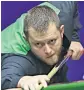  ??  ?? COMPLAINT Mark Allen hit out at table conditions