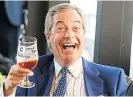  ??  ?? POODLE Farage is a Poundland Trump