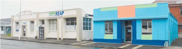  ??  ?? Tararua REAP’s blue building extension will give the organisati­on flexibilit­y and allow it to expand its services.