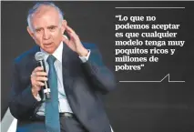  ??  ?? Alfonso Romo, jefe de la Oficina de la Presidenci­a, dijo que el gobierno propicia condicione­s para la inversión.