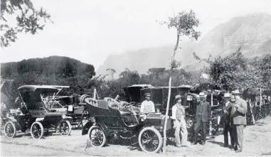  ??  ?? MODELS OF THE DAY: The first motor show in the Cape was held in the early 1900s and formed part of the Cape Agricultur­al Show that was held at the Rosebank Showground­s. The Killarney Motor Show takes place on November 6.