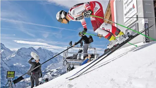  ?? BILD: SN/APA/KEYSTONE ?? Hannes Reichelt will 2019 auf der Lauberhorn­abfahrt – eine seiner Lieblingss­trecken – wieder aufzeigen.