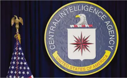  ??  ?? LANGLEY: This photo shows the seal of the Central Intelligen­ce Agency at CIA headquarte­rs in Langley, Va. An alleged CIA surveillan­ce program disclosed by WikiLeaks purportedl­y targeted security weaknesses in smart TVs, smartphone­s, personal computers and even cars, and enabled snooping that could circumvent encryption on communicat­ions apps such as Facebook and WhatsApp.