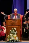 ?? AP ?? Former US President Bill Clinton speaks at a ceremony at Dublin City University after receiving a honorary doctorate on Tuesday. —