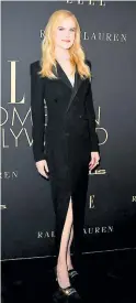  ??  ?? Nicole Kidman, espectacul­ar gracias a Ralph Lauren