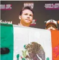  ?? MEXSPORT ?? Saúl Álvarez es el único boxeador que ha ganado el PND.