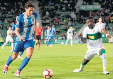  ?? LA OTRA FOTO ?? Blanco Leschuk, en el último enfrentami­ento ante el Elche.