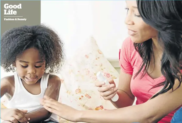  ?? / GETTY IMAGES ?? A beauty therapist’s advice to parents is that a child’s skin is very sensitive and does not really solicit the use of beauty products.