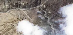  ??  ?? A June 18 satellite photo released by Planet Labs showing the reported site of a clash between Indian and Chinese troops in the Galwan River Valley high in the Himalayas, where terrain and weather tends to kill more soldiers than actual conflict. — Planet Labs/AP