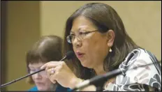  ?? ASSOCIATED PRESS ?? California Controller Betty Yee listens during a meeting on June 28, 2016, in Sacramento. Former Controller Yee announced, Wednesday, that she’d be running for governor in 2026 to succeed outgoing Gov. Gavin Newsom.