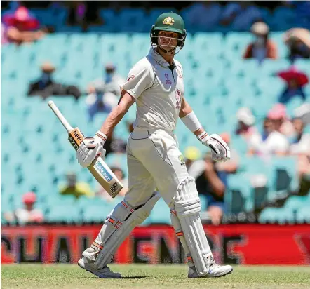  ?? AP ?? Steve Smith has been likened to comic character Mr Bean for his batting eccentrici­ties.
